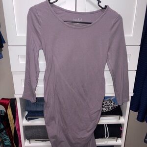 Isabel Lavender Long Sleeve Dress